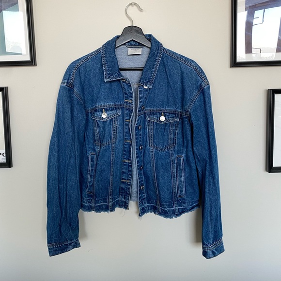 VERO MODA blue denim jacket - Picture 1 of 2